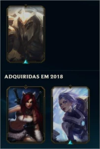 CONTA PRATA2 BARATA - League of Legends LOL