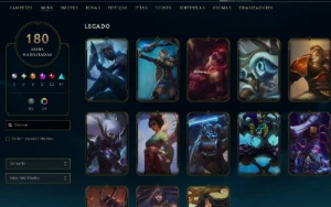 Conta de lol 2012 lvl 188 - 180 skin, 3 ultimate - 62 legado - League of Legends