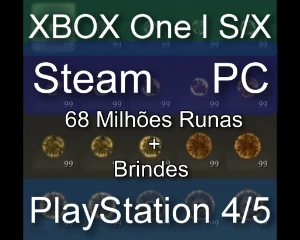 Elden Ring - 68 Milhões Runas - PS4/5, Xbox S/X, Steam Pc