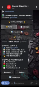 Bot tarefas views - Código fonte - Redes Sociais