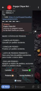 Bot tarefas views - Código fonte - Redes Sociais
