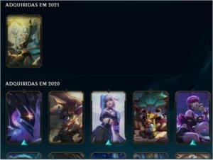 Acc lv.131 Gold com várias skins - League of Legends LOL