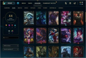 Conta Platina 90 campeões 44 skins - League of Legends LOL