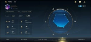 Conta Diamante IV +65% Winrate - League of Legends: Wild Rift LOL WR