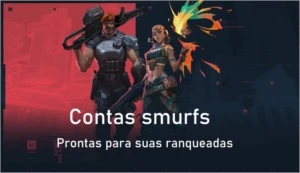 VALORANT- Vendo contas smurf  PRATA-20 OURO-30 PLATINA-R$40 - League of Legends LOL