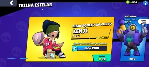 Conta brawl stars 1 lendária passe Bob esponja, barato pelas