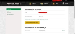 MINECRAFT FULL ACESSO ORIGINAL 30R$