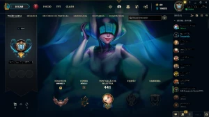 League of Legends - Conta LVL 188 - Season 3 - 106 Skins LOL