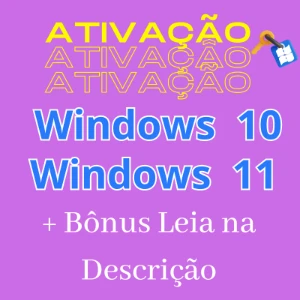ATIVADOR WINDOWS 10/10  Sem Programas + Bônus - Softwares e Licenças