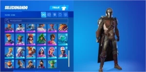 CONTA FORTNITE CAPITULO 2 S1-2-3-4-5 E 8 MIL VBUCKS
