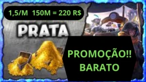 Prata Albion Online 1,5 R$/M / 150M Por 220 Reais Promoção!