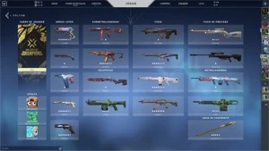 Conta Valorant Ouro 3 - 23 SKINS + de 1800 Gastos