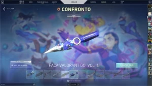 Conta Valorant Ouro 3 - 23 SKINS + de 1800 Gastos