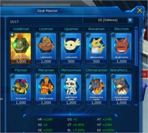 Conta dmo AOX - Digimon Masters Online