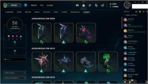 CONTA DIAMANTE ANTIGA MESTRE - League of Legends LOL