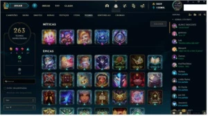 CONTA DIAMANTE ANTIGA MESTRE - League of Legends LOL