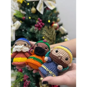 Presépio Completo em Amigurumi - Artesanato e Personalizados