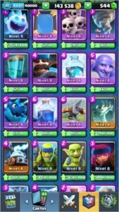 Conta Clash Royale nivel 11
