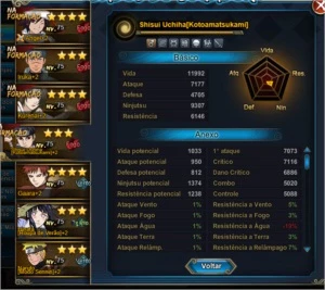 Conta top1 s433 Naruto online - Outros