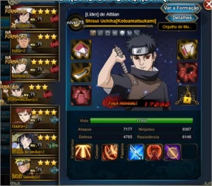 Conta top1 s433 Naruto online - Outros