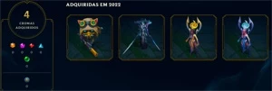 Conta lol upada para venda - League of Legends
