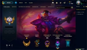 Conta lol upada para venda - League of Legends