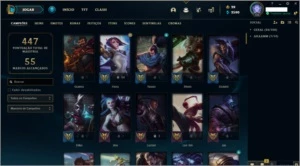 Conta lol com tyze triunfante Platina iv - League of Legends