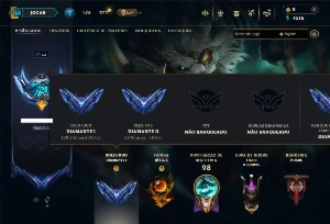 Conta Diamante 1 com 50 Champs e 10 Skins ( 75 PDL )