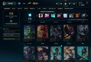 Conta Diamante 1 com 50 Champs e 10 Skins ( 75 PDL ) - League of Legends LOL