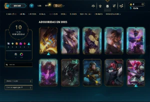 Conta Diamante 1 com 50 Champs e 10 Skins ( 75 PDL ) - League of Legends LOL