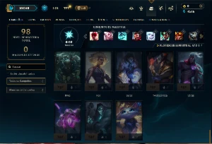 Conta Diamante 1 com 50 Champs e 10 Skins ( 75 PDL ) - League of Legends LOL