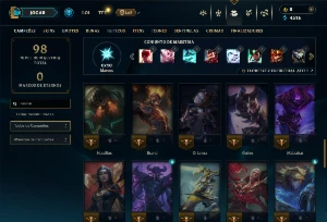 Conta Diamante 1 com 50 Champs e 10 Skins ( 75 PDL ) - League of Legends LOL