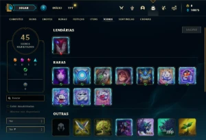 Conta diamante 4 com 25 Champs e 2 Skins - League of Legends LOL