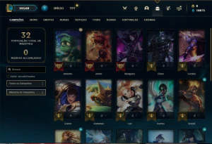 Conta diamante 4 com 25 Champs e 2 Skins - League of Legends LOL