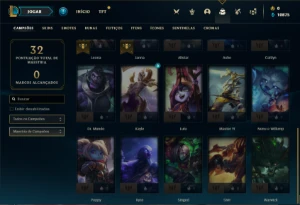 Conta diamante 4 com 25 Champs e 2 Skins - League of Legends LOL