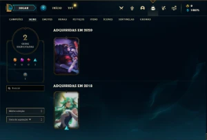 Conta diamante 4 com 25 Champs e 2 Skins - League of Legends LOL