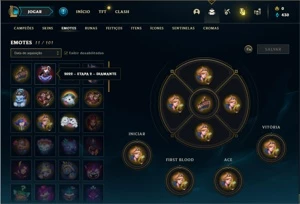 Conta Diamante 4 com 31 Champs e 3 Skins - League of Legends LOL