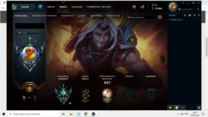 conta lol platina todos os champs - League of Legends