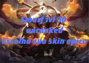 Smurf lvl 30 unranked escolha sua skin - League of Legends LOL