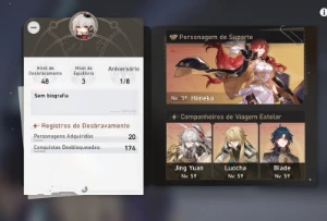 Honkai: Star Rail Blade + Assinatura + Luocha + Jing Yuan - Outros
