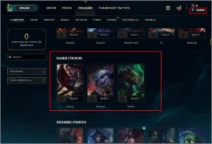 Conta UNRANKED | NVL 30 | 3 CAMPEÕES | 38220 ESSÊNCIAS AZUIS - League of Legends LOL