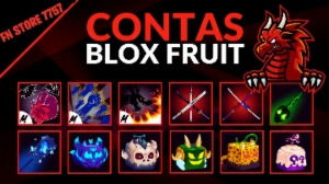 Contas de blox fruits aleatoria - Roblox