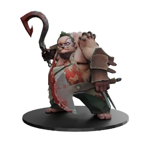 Modelo 3D Dota2 - Pudge - Outros