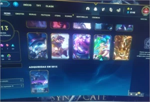 Conta League of Legends Gold 2 113 skins LOL