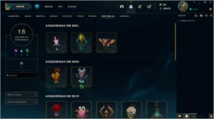Conta Platina IV | Kayle Juíza | Muito espólio - League of Legends LOL