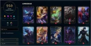 Conta top - League of Legends LOL