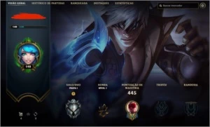 Conta top - League of Legends LOL