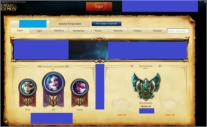 Conta Platina 4 - Riven Campeonato - 152 skins - League of Legends LOL