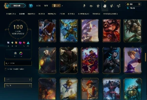 Esmeralda 3 com TODOS os Champs e 100 Skins +9 Vitoriosas - League of Legends LOL