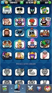 Clash Royale CV 14 Campeão Rainha Arqueira e Rei Esqueleto